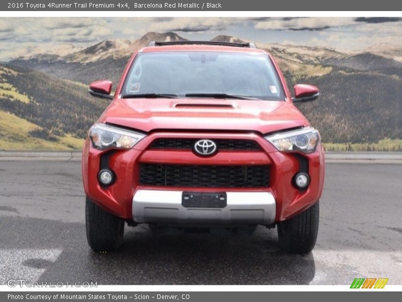 Barcelona Red Metallic / Black 2016 Toyota 4Runner Trail Premium 4x4