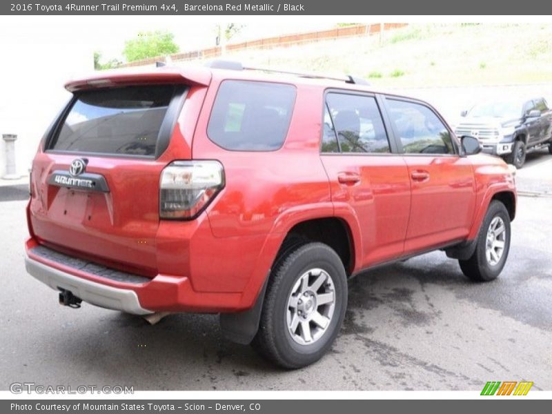 Barcelona Red Metallic / Black 2016 Toyota 4Runner Trail Premium 4x4