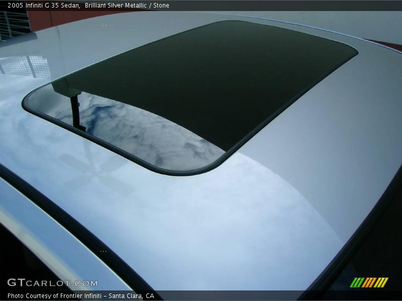 Brilliant Silver Metallic / Stone 2005 Infiniti G 35 Sedan