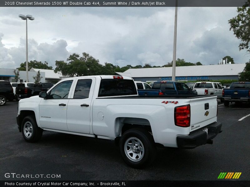 Summit White / Dark Ash/Jet Black 2018 Chevrolet Silverado 1500 WT Double Cab 4x4