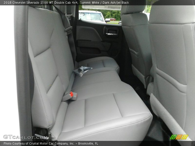 Summit White / Dark Ash/Jet Black 2018 Chevrolet Silverado 1500 WT Double Cab 4x4