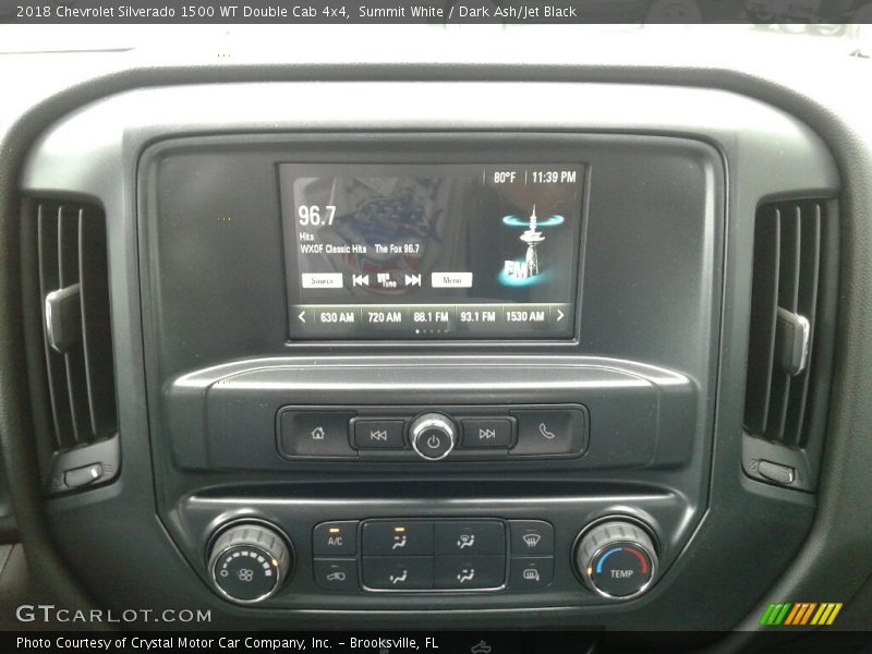 Summit White / Dark Ash/Jet Black 2018 Chevrolet Silverado 1500 WT Double Cab 4x4