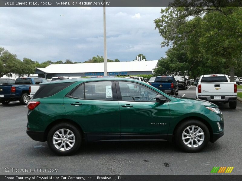 Ivy Metallic / Medium Ash Gray 2018 Chevrolet Equinox LS