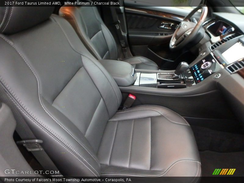 White Platinum / Charcoal Black 2017 Ford Taurus Limited AWD
