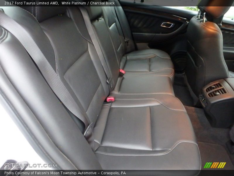 White Platinum / Charcoal Black 2017 Ford Taurus Limited AWD
