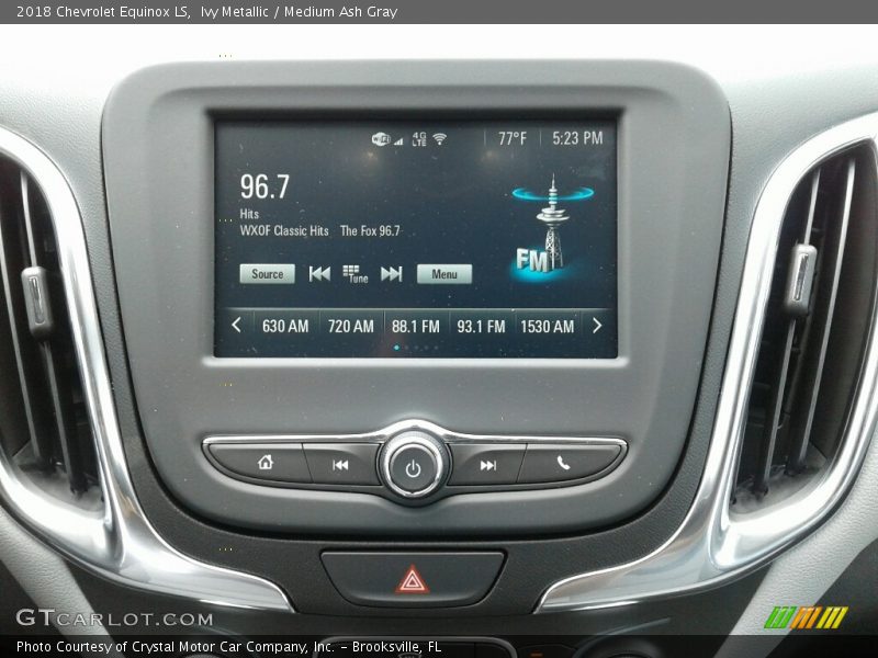 Ivy Metallic / Medium Ash Gray 2018 Chevrolet Equinox LS