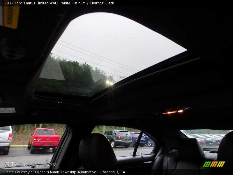 White Platinum / Charcoal Black 2017 Ford Taurus Limited AWD