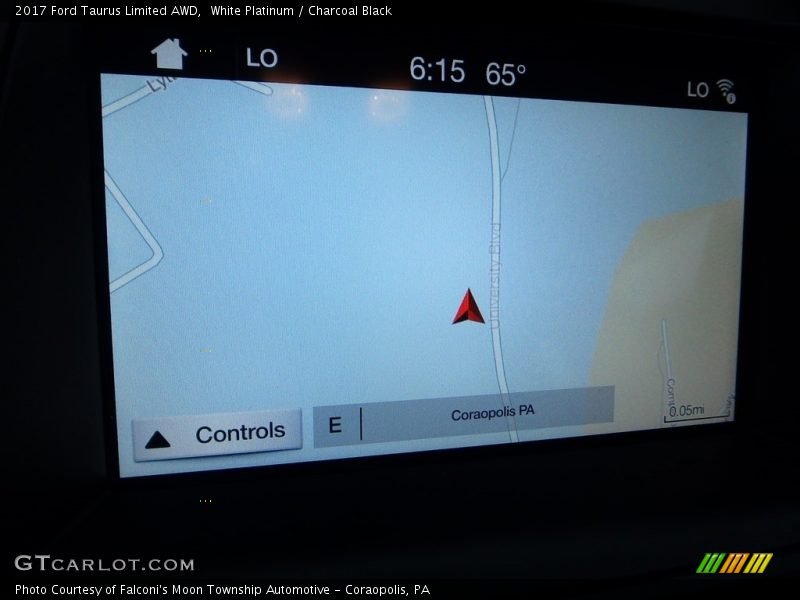 White Platinum / Charcoal Black 2017 Ford Taurus Limited AWD