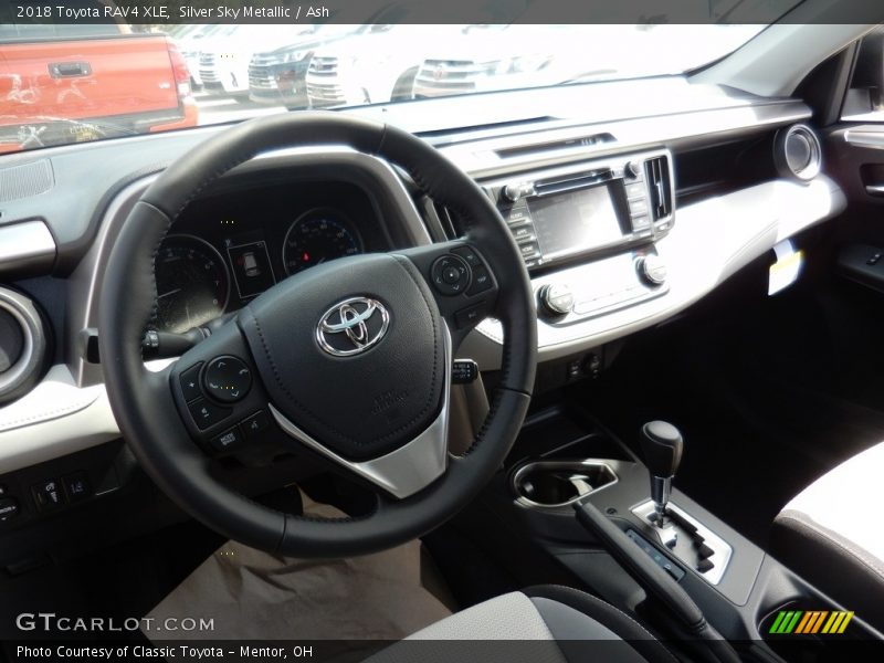 Silver Sky Metallic / Ash 2018 Toyota RAV4 XLE