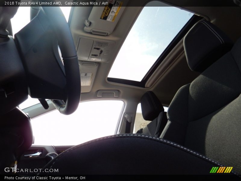 Galactic Aqua Mica / Ash 2018 Toyota RAV4 Limited AWD
