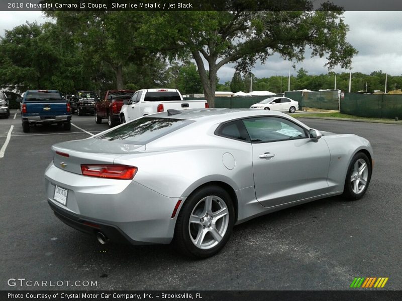 Silver Ice Metallic / Jet Black 2018 Chevrolet Camaro LS Coupe