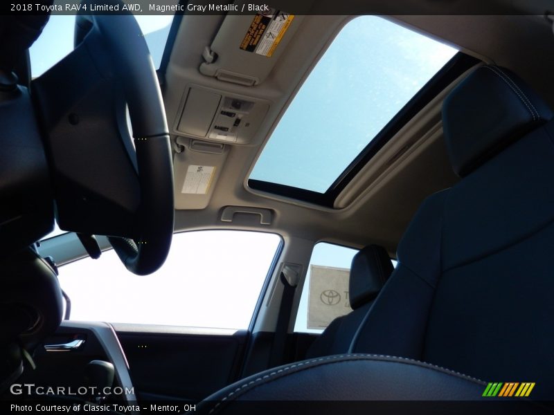 Magnetic Gray Metallic / Black 2018 Toyota RAV4 Limited AWD