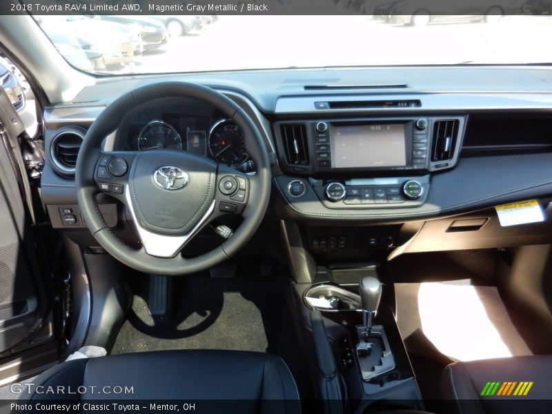Magnetic Gray Metallic / Black 2018 Toyota RAV4 Limited AWD