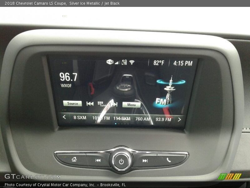 Silver Ice Metallic / Jet Black 2018 Chevrolet Camaro LS Coupe