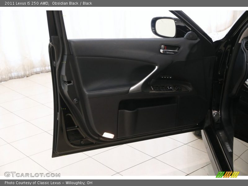 Obsidian Black / Black 2011 Lexus IS 250 AWD