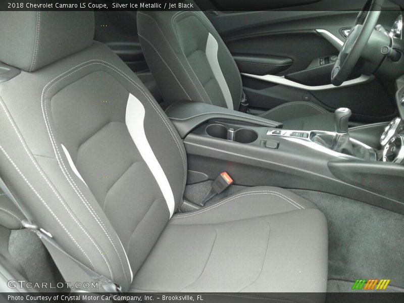 Silver Ice Metallic / Jet Black 2018 Chevrolet Camaro LS Coupe