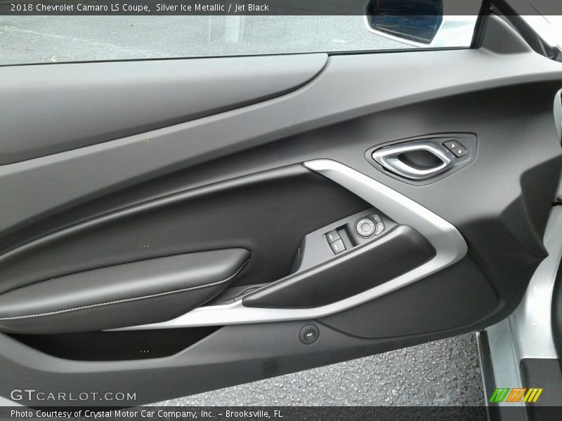 Silver Ice Metallic / Jet Black 2018 Chevrolet Camaro LS Coupe