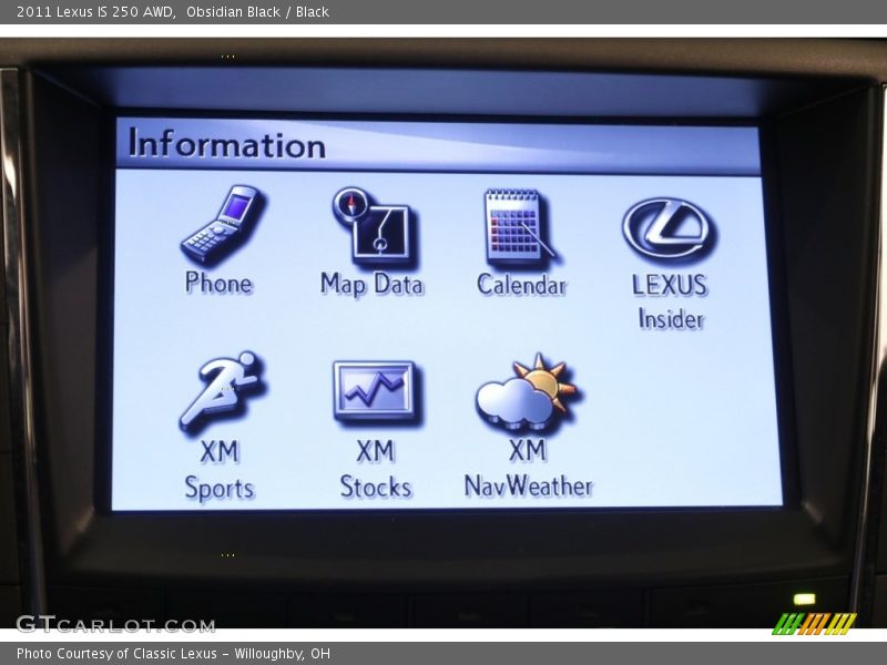 Obsidian Black / Black 2011 Lexus IS 250 AWD