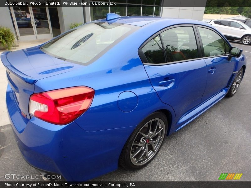 WR Blue Pearl / Carbon Black 2016 Subaru WRX STI Limited