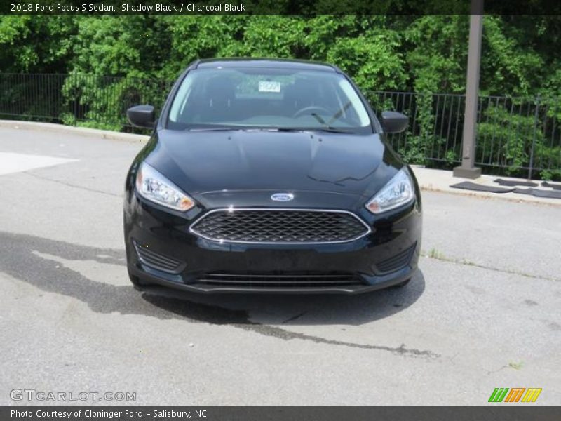 Shadow Black / Charcoal Black 2018 Ford Focus S Sedan