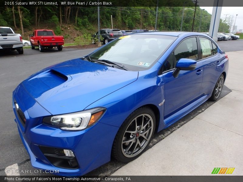 Front 3/4 View of 2016 WRX STI Limited