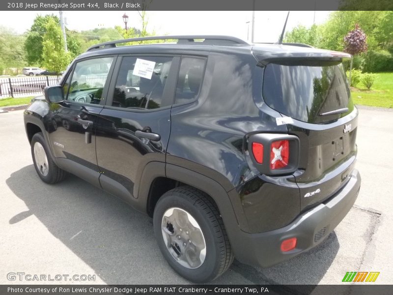 Black / Black 2018 Jeep Renegade Sport 4x4