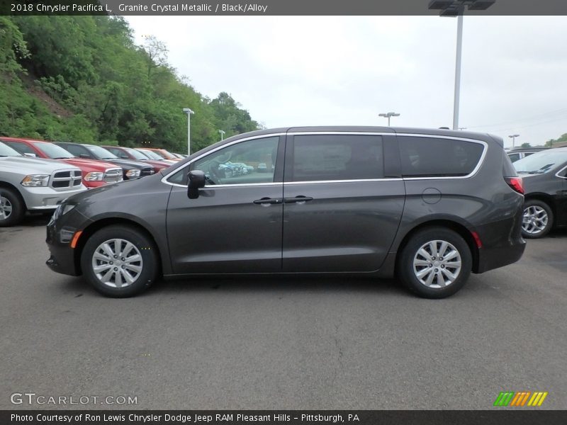 Granite Crystal Metallic / Black/Alloy 2018 Chrysler Pacifica L