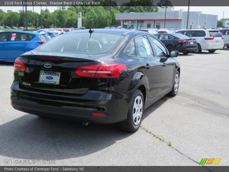 Shadow Black / Charcoal Black 2018 Ford Focus S Sedan