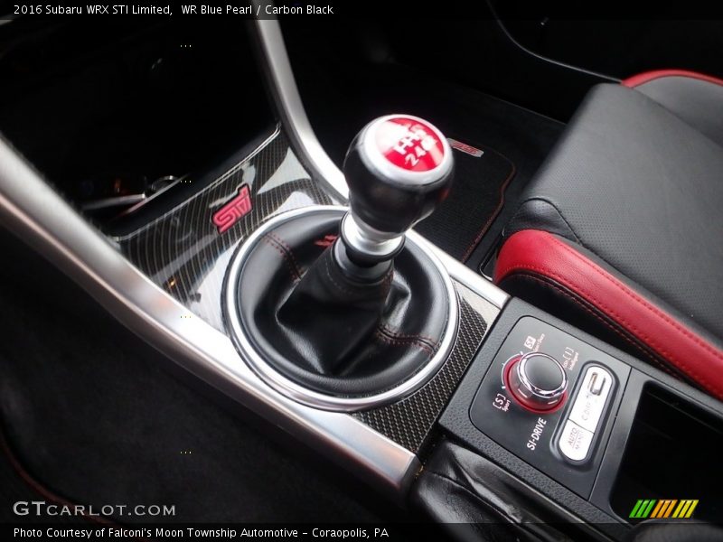  2016 WRX STI Limited 6 Speed Manual Shifter