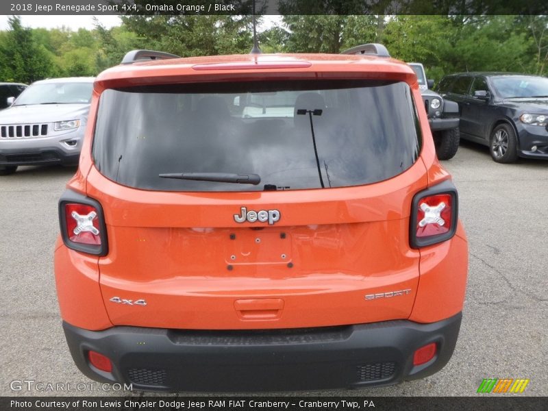 Omaha Orange / Black 2018 Jeep Renegade Sport 4x4