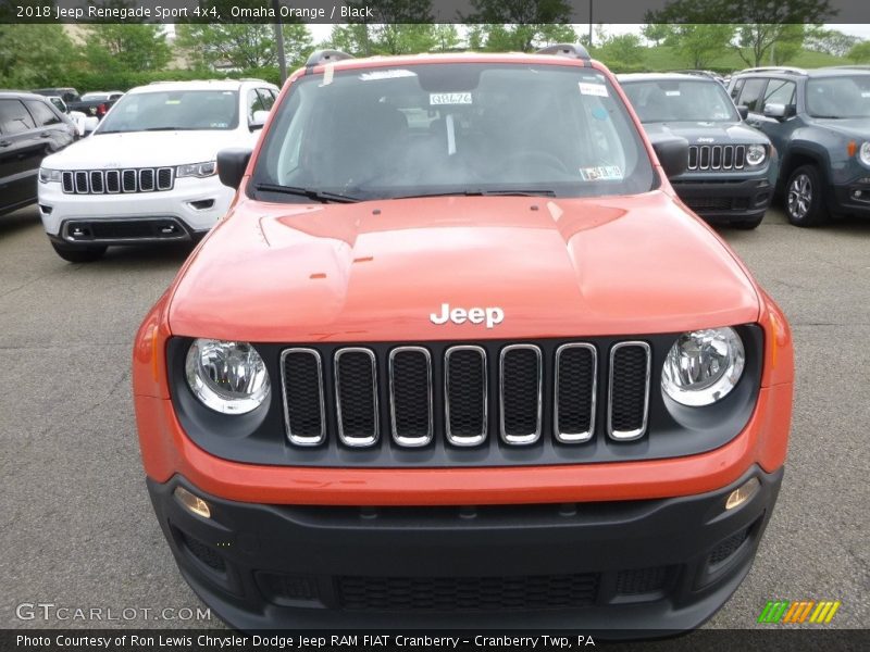 Omaha Orange / Black 2018 Jeep Renegade Sport 4x4