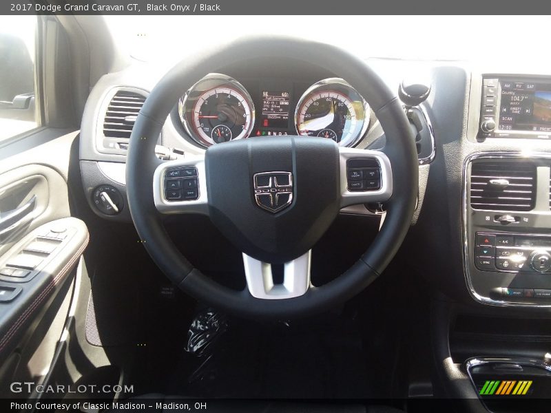 Black Onyx / Black 2017 Dodge Grand Caravan GT