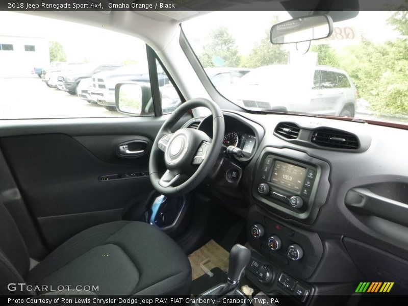 Omaha Orange / Black 2018 Jeep Renegade Sport 4x4