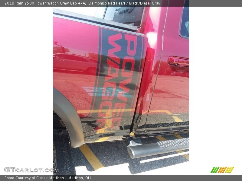 Delmonico Red Pearl / Black/Diesel Gray 2018 Ram 2500 Power Wagon Crew Cab 4x4