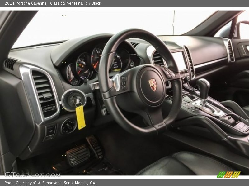 Classic Silver Metallic / Black 2011 Porsche Cayenne