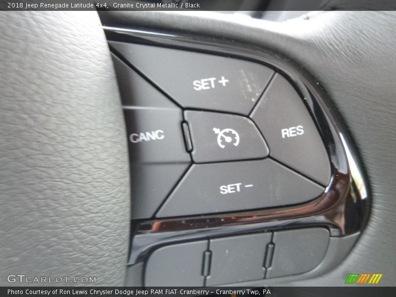 Granite Crystal Metallic / Black 2018 Jeep Renegade Latitude 4x4