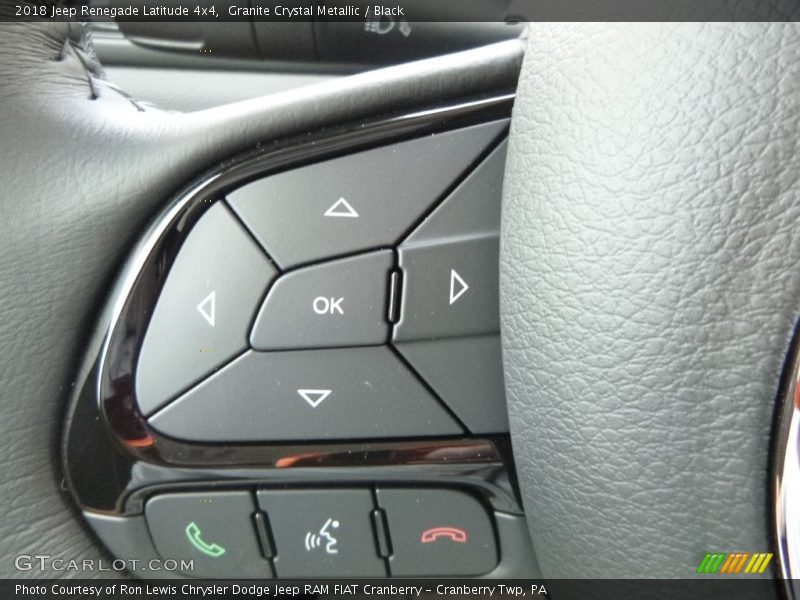 Granite Crystal Metallic / Black 2018 Jeep Renegade Latitude 4x4