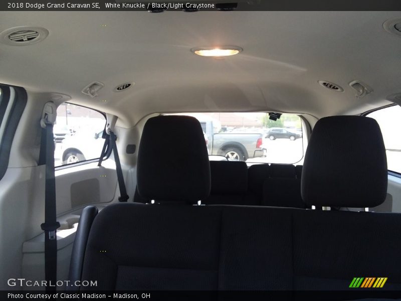 White Knuckle / Black/Light Graystone 2018 Dodge Grand Caravan SE