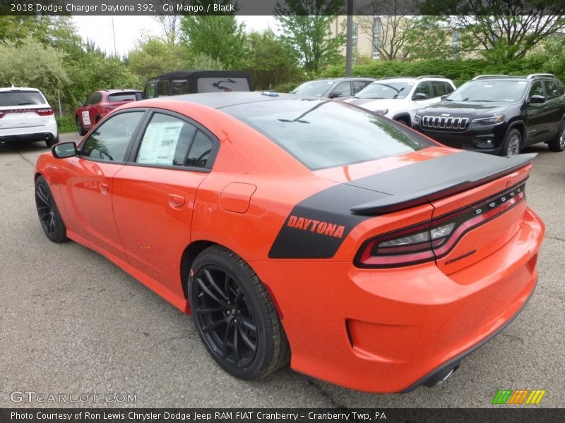 Go Mango / Black 2018 Dodge Charger Daytona 392