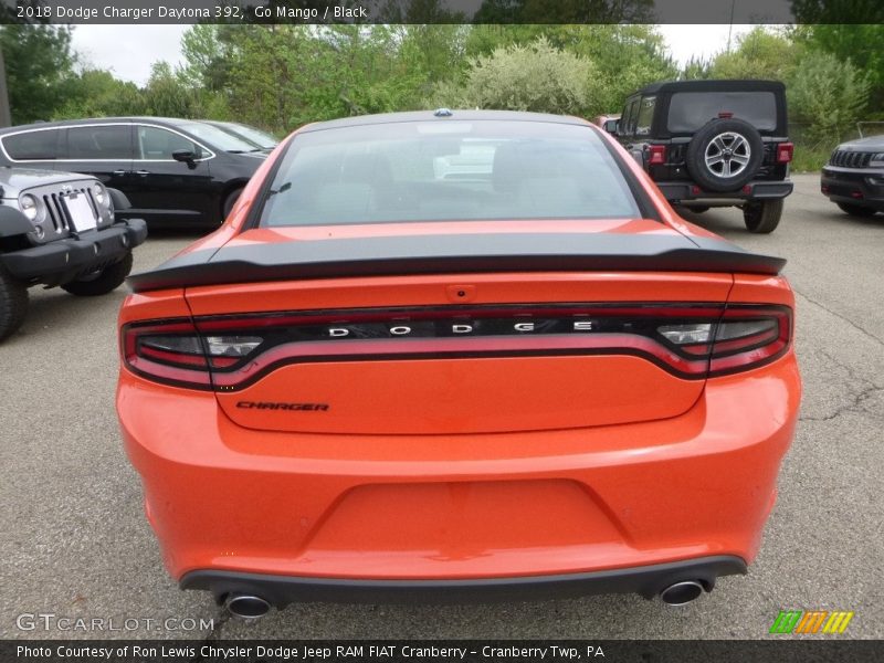 Go Mango / Black 2018 Dodge Charger Daytona 392