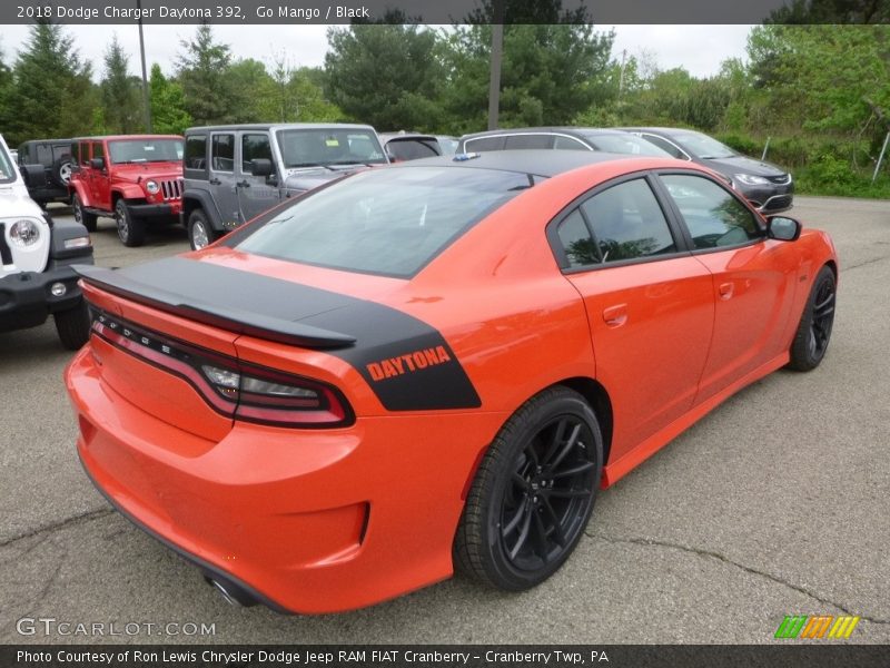 Go Mango / Black 2018 Dodge Charger Daytona 392