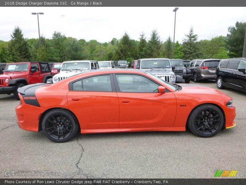 Go Mango / Black 2018 Dodge Charger Daytona 392