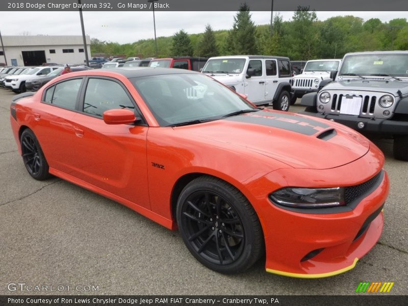 Go Mango / Black 2018 Dodge Charger Daytona 392