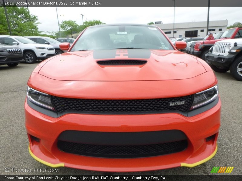 Go Mango / Black 2018 Dodge Charger Daytona 392