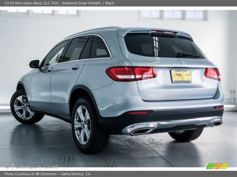 Diamond Silver Metallic / Black 2018 Mercedes-Benz GLC 300