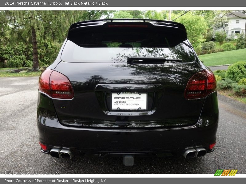 Jet Black Metallic / Black 2014 Porsche Cayenne Turbo S