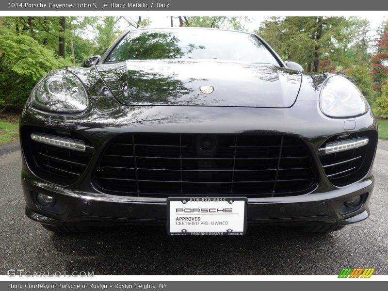 Jet Black Metallic / Black 2014 Porsche Cayenne Turbo S