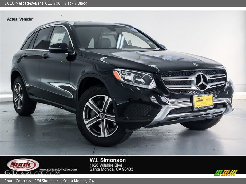 Black / Black 2018 Mercedes-Benz GLC 300