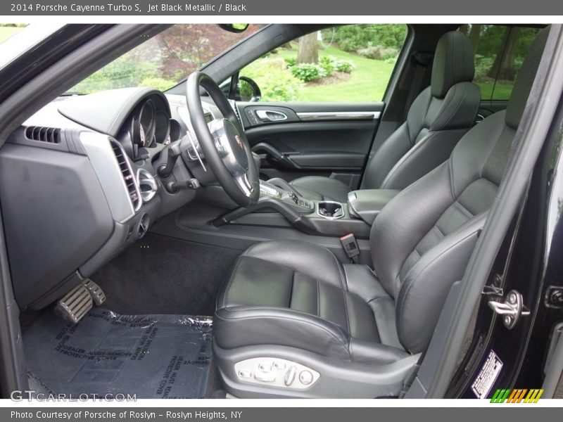 Jet Black Metallic / Black 2014 Porsche Cayenne Turbo S