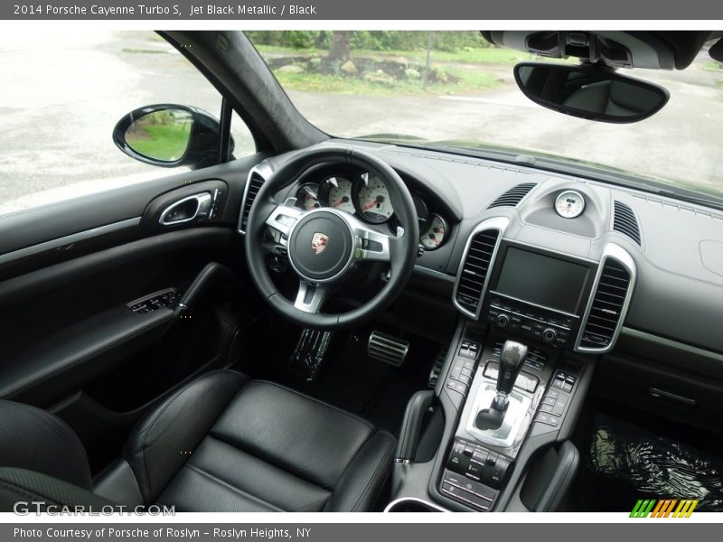 Jet Black Metallic / Black 2014 Porsche Cayenne Turbo S